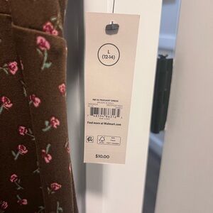 Time and Tru Brown Floral Mini Dress